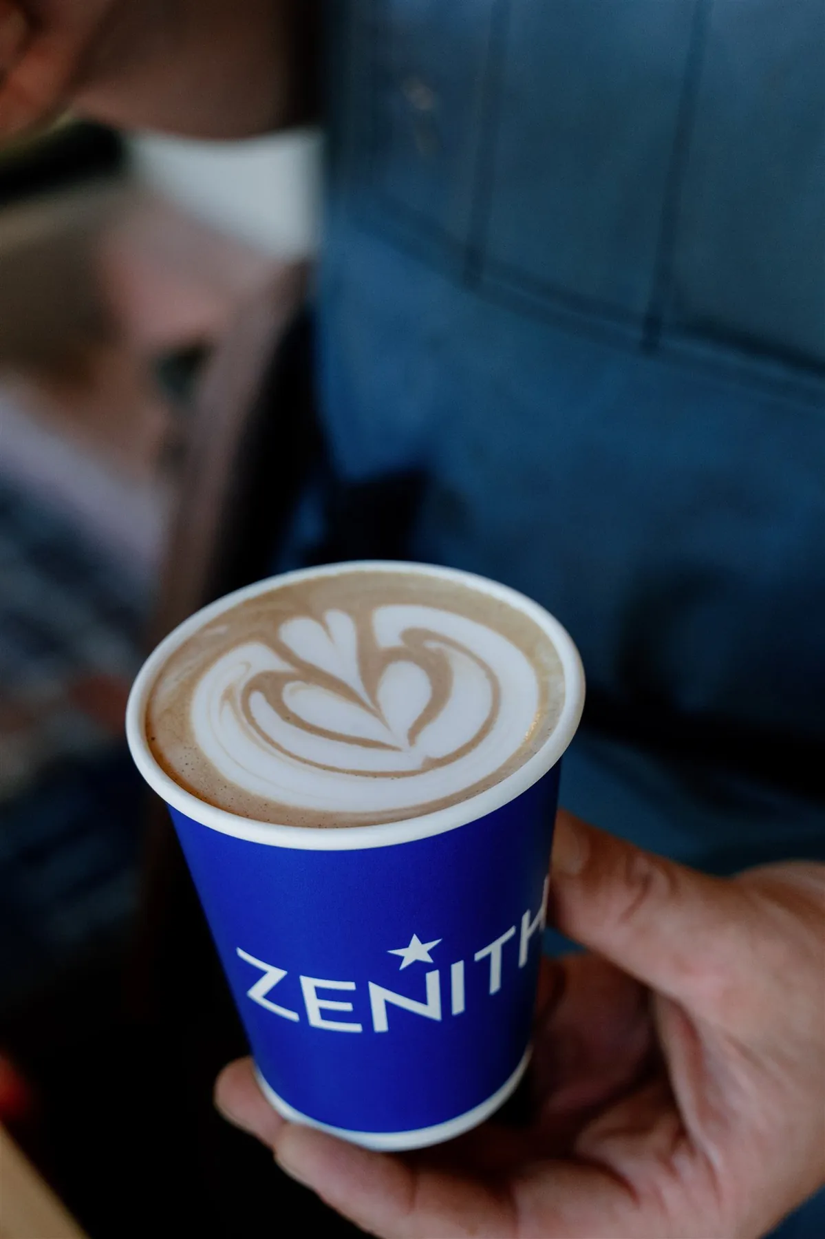 Flipside barista pulling espresso shots to order at an event
